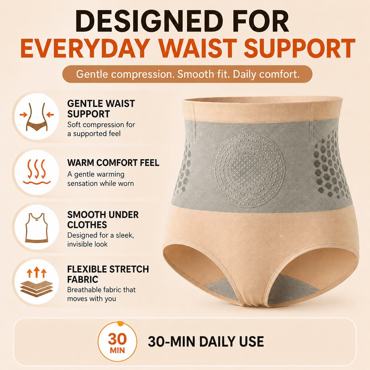 Ziptred™ Moringa & Berberine Tummy Control Shaping Shorts