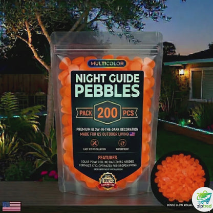 💥LAST DAY SALE 50%OFF💥🌈Colorful Glow-in-the-Dark Garden Stones