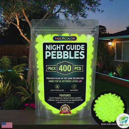 💥LAST DAY SALE 50%OFF💥🌈Colorful Glow-in-the-Dark Garden Stones