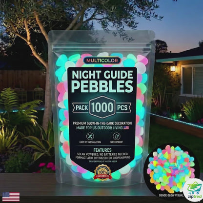 💥LAST DAY SALE 50%OFF💥🌈Colorful Glow-in-the-Dark Garden Stones