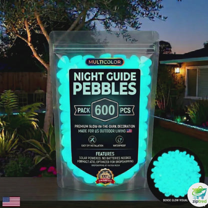 💥LAST DAY SALE 50%OFF💥🌈Colorful Glow-in-the-Dark Garden Stones