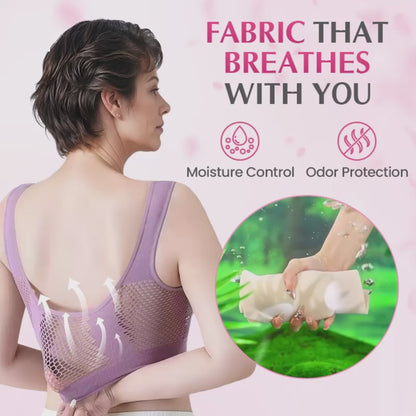 Pure Cotton Buttonless Comfy Lifting Bra