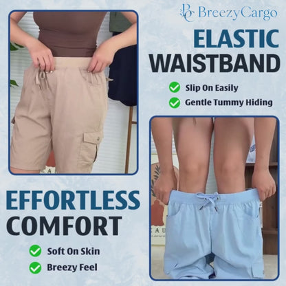BreezyCargo™ 6-Pocket Stretch Lightweight Comfort Shorts