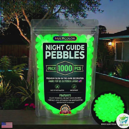 💥LAST DAY SALE 50%OFF💥🌈Colorful Glow-in-the-Dark Garden Stones