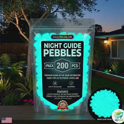 💥LAST DAY SALE 50%OFF💥🌈Colorful Glow-in-the-Dark Garden Stones