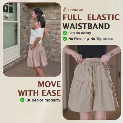 Bloomease - Women's Lightweight Stretch Comfy Flowy Shorts Skort