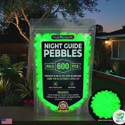 💥LAST DAY SALE 50%OFF💥🌈Colorful Glow-in-the-Dark Garden Stones