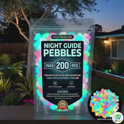 💥LAST DAY SALE 50%OFF💥🌈Colorful Glow-in-the-Dark Garden Stones
