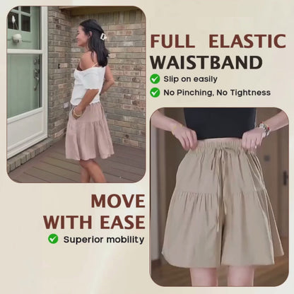 Women's Lightweight Stretch Comfy Flowy Shorts Skort