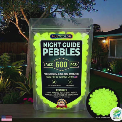 💥LAST DAY SALE 50%OFF💥🌈Colorful Glow-in-the-Dark Garden Stones