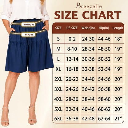 Breezelle™ Flowy Skort Shorts