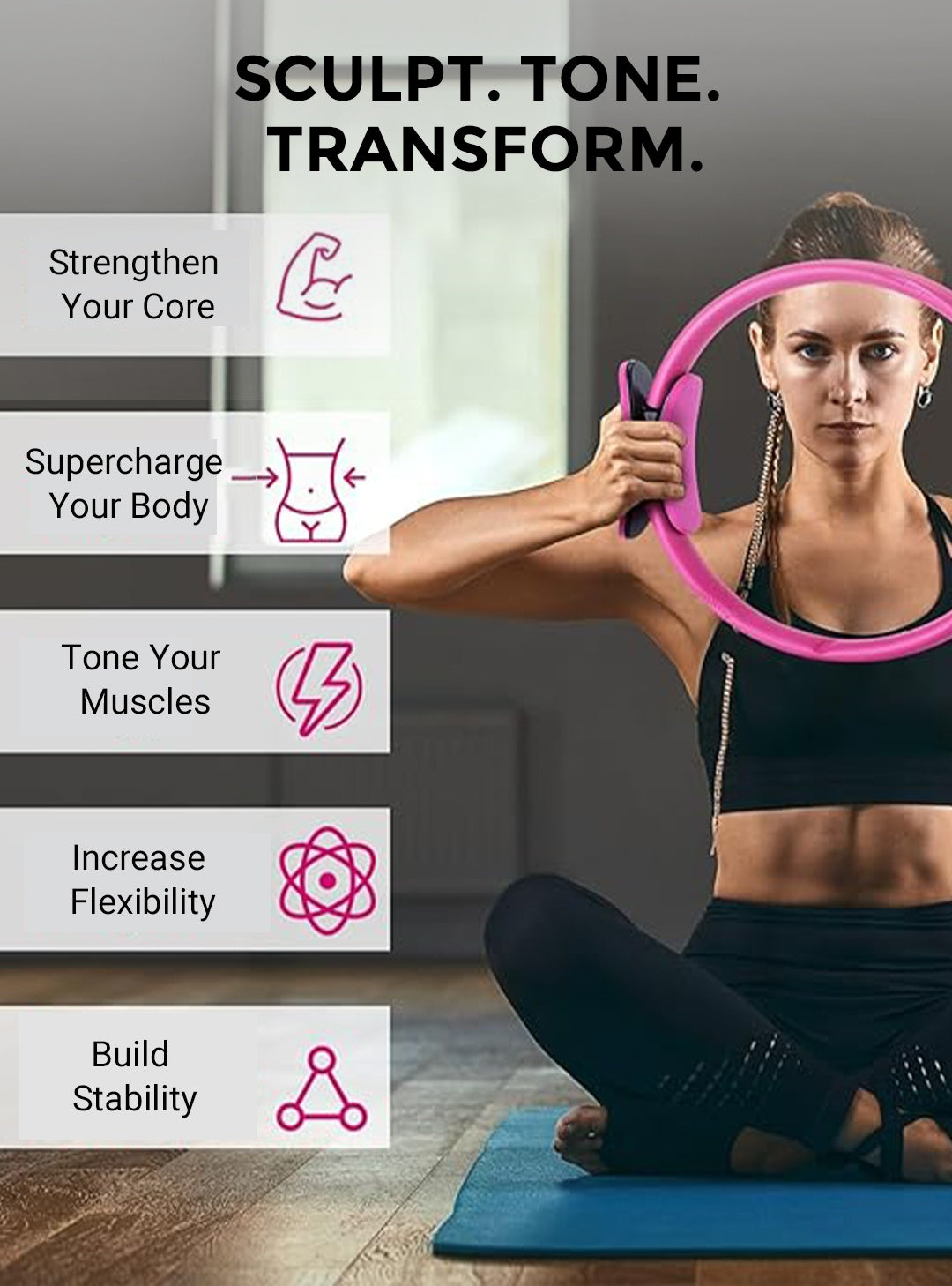 Pilates Fitness Circle – Compact Full-Body Toning Ring