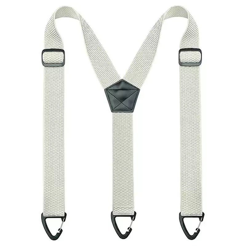 Men’s Heavy-Duty Hook Clip Suspenders – Adjustable X/Y-Back Work Suspenders