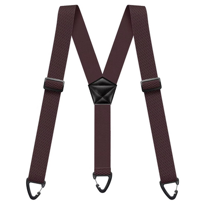 Men’s Heavy-Duty Hook Clip Suspenders – Adjustable X/Y-Back Work Suspenders