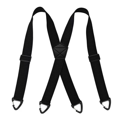 Men’s Heavy-Duty Hook Clip Suspenders – Adjustable X/Y-Back Work Suspenders
