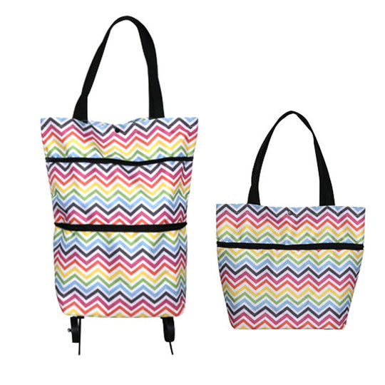 2-in-1 Foldable Shopping Cart