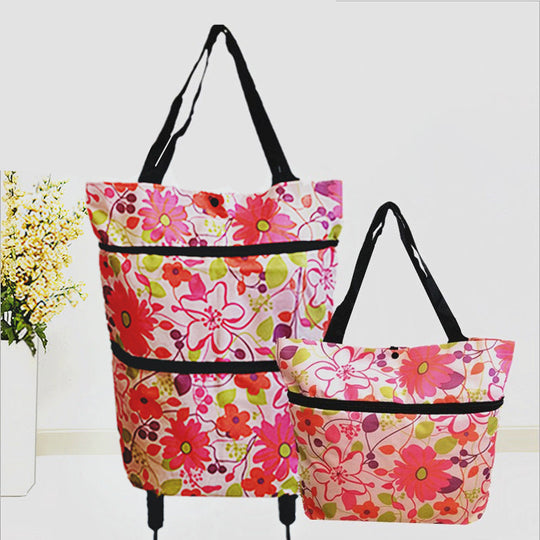 2-in-1 Foldable Shopping Cart