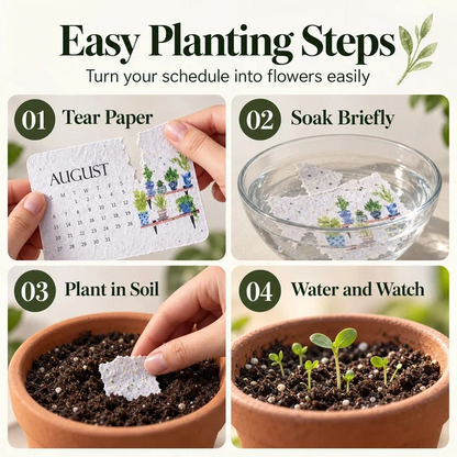 🌱 48% OFF 2027 Plantable Seed Calendar – Use It, Plant It, Grow It 🌼