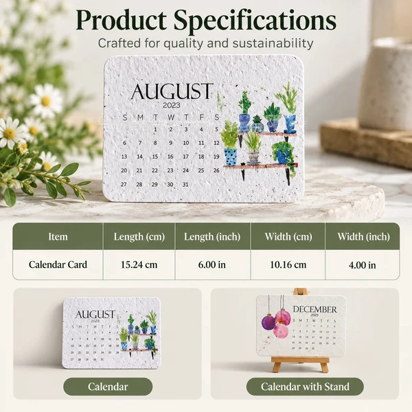 🌱 48% OFF 2027 Plantable Seed Calendar – Use It, Plant It, Grow It 🌼