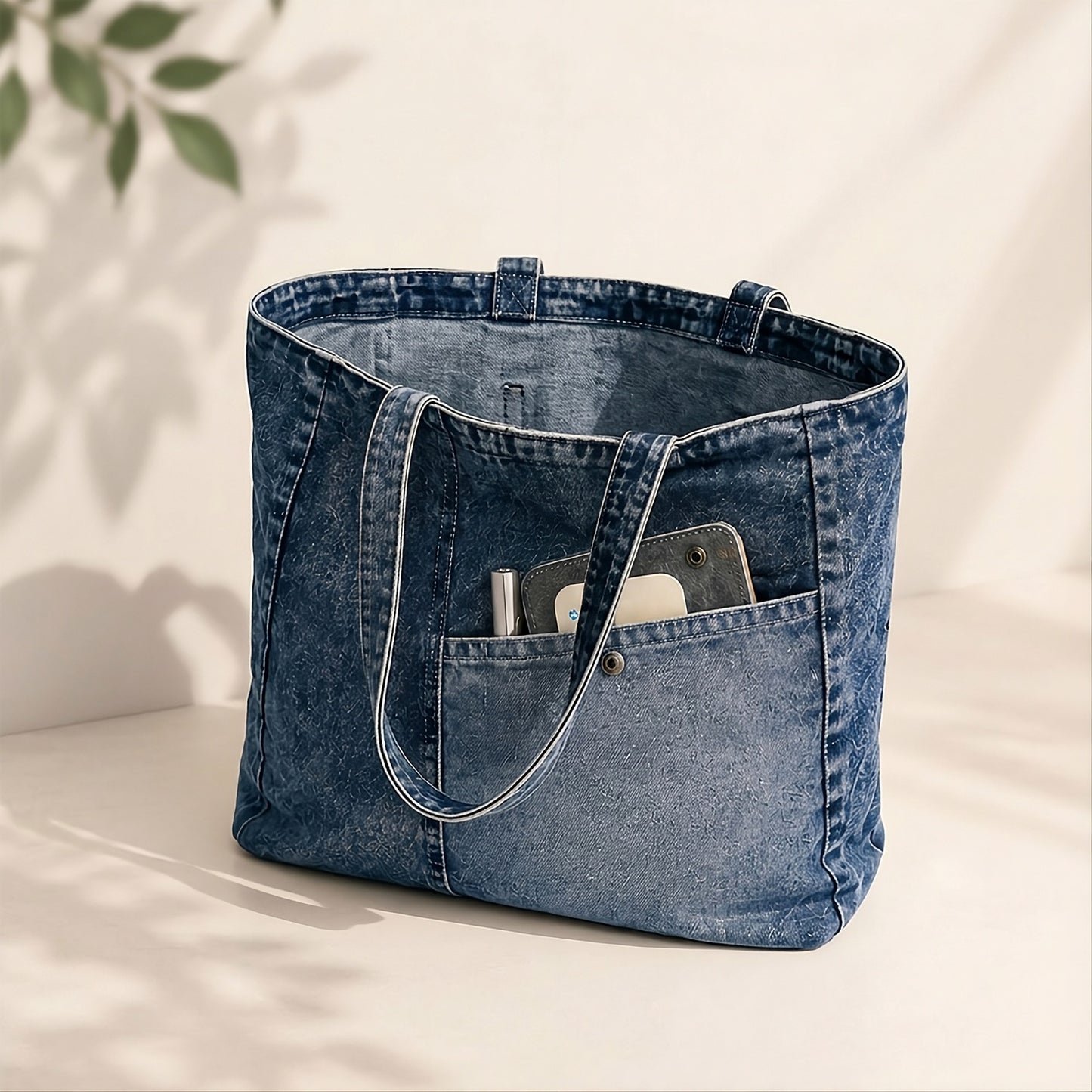 The Essential Denim Tote